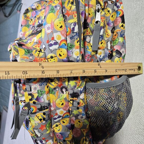 Jansport Trans Emoji Backpack School Multi Emoticon Laptop - Picture 8 of 11